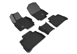 3D коврики в салон черные Sotra 3D LUX для Mercedes-benz GLE Coupe (2020-2024)